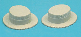 Dollhouse Miniature Straw Hat 2/Pcs.